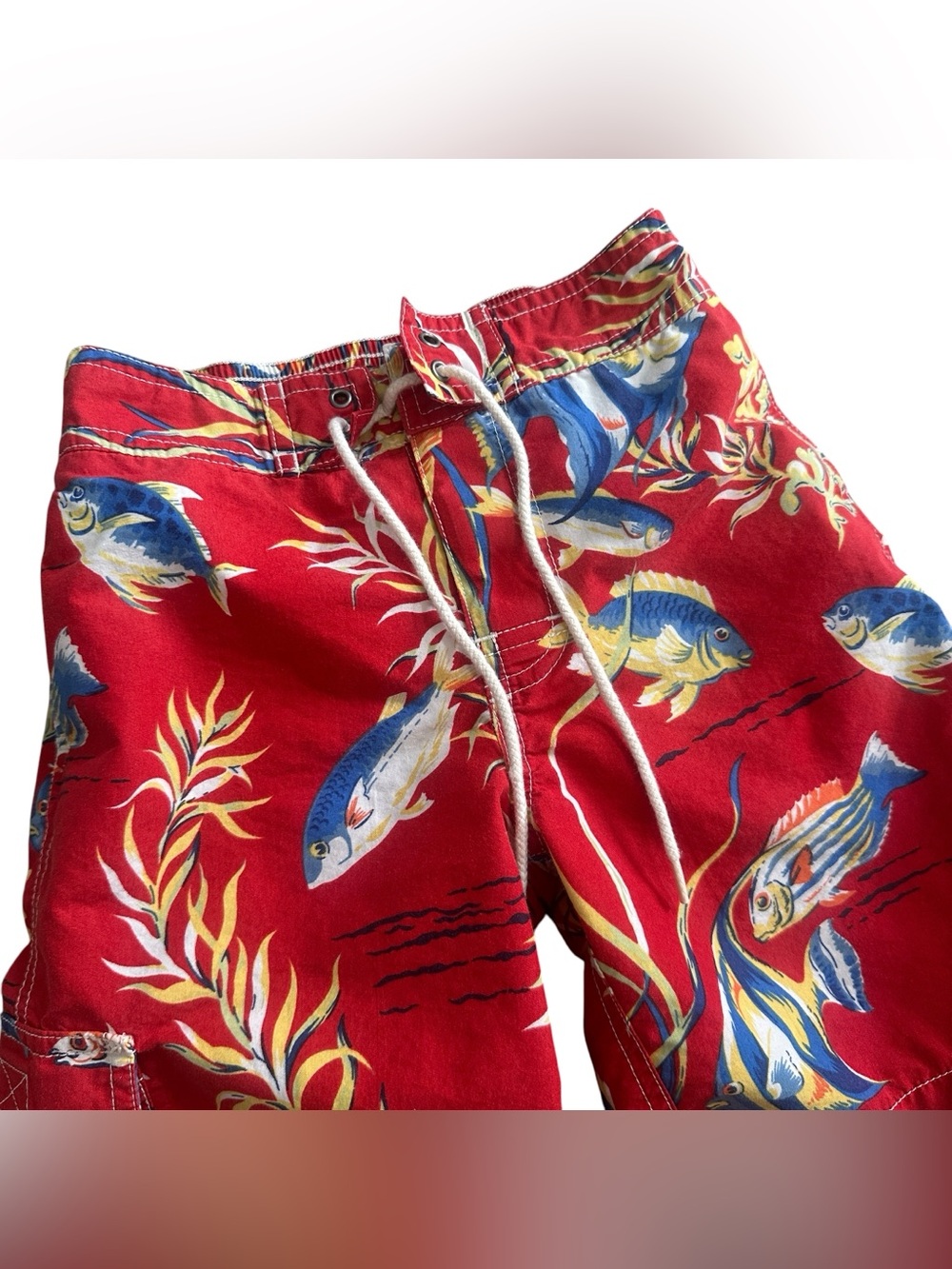 Polo Ralph Lauren Tropical Fish Swim Trunks Shorts Youth Boy Size 6 - Picture 2 of 4